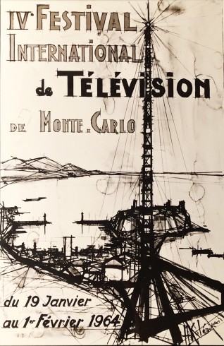 Affiche du Festival de Télévision de Monte-Carlo 1964