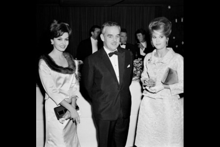 S.A.S. le Prince Rainier III, Michèle MERCIER, Jane FONDA (©Georges Lukomski)