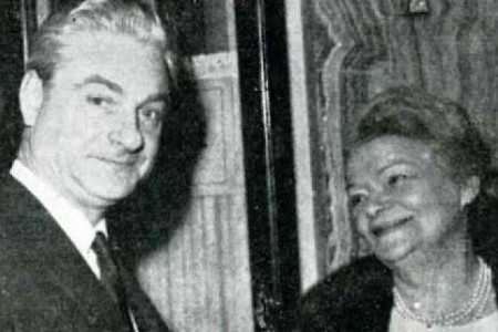 René CLEMENT (Réalisateur, Paris brule-t-il) et son épouse
