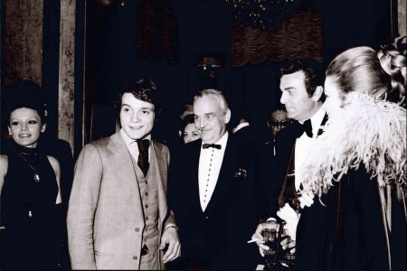 LL.AA.SS. le Prince Rainier III et la Princesse Grace, Massimo RANIERI (Acteur, Metello), Mike CONNORS (Acteur, Mannix)