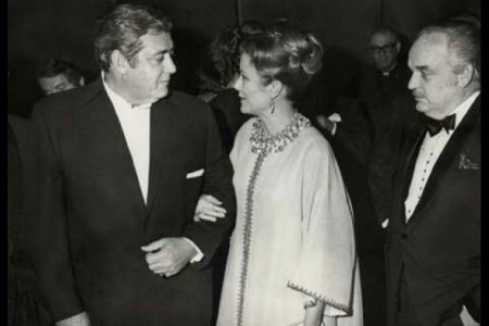 LL.AA.SS. le Prince Rainier III et la Princesse Grace, Cérémonie de clôture, Raymond BURR (Acteur, L’homme de fer, Président du Jury) (© DR - Archives du Palais Princier)