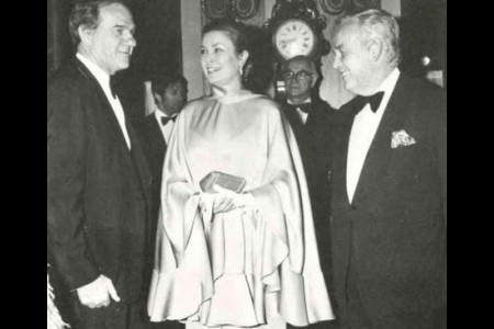 LL.AA.SS. le Prince Rainier III et la Princesse Grace, Karl MALDEN (Acteur, Les rues de San Francisco, Vice-Président du Jury)