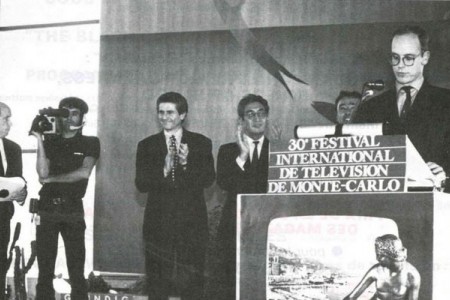 Allocution d'ouverture, S.A.S. le Prince Albert II, Claude LELOUCH (Réalisateur, Président, Jury Films de Télévision), Nagisa OSHIMA (Réalisateur, Président, Jury Séries TV)