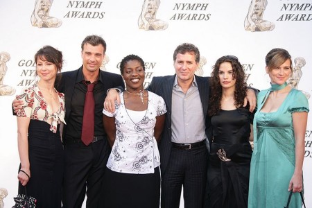 Cast RIS. Coraly ZAHONERO, Jean-Pierre MICHAEL, Claudia TAGBO, Laurent OLMEDO, Barbara CABRITA, Aurélie BARGEME 