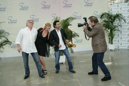 Christian RAUTH, Cécile AUCLERT, Sébastien KNAFO (Acteurs, Père & Maire), Martin LAMOTTE (Acteur, Soeur Thérèse.com)