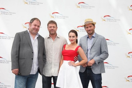 Cast Game of Thrones. Mark ADDY, Sean BEAN, Emilia CLARKE, Nikolaj COSTER-WALDAU 