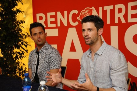 Rencontre Fans, Everyone is doing great. Stephen COLLETTI,  James LAFFERTY 
