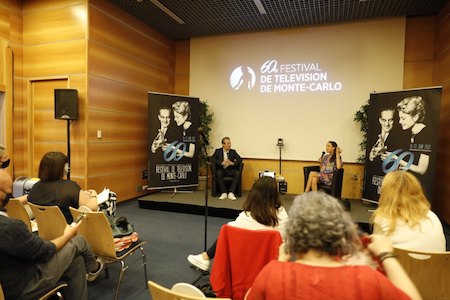 Conférence de Presse <br>
Darren Star (Acteur), Nymphe d’Honneur du 60ème Festival
