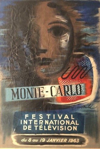 Affiche du Festival de Télévision de Monte-Carlo 1963