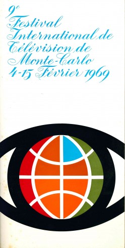 Affiche du Festival de Télévision de Monte-Carlo 1969
