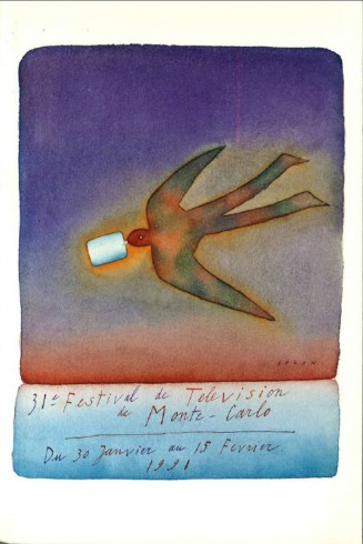 Affiche du Festival de Télévision de Monte-Carlo 1991