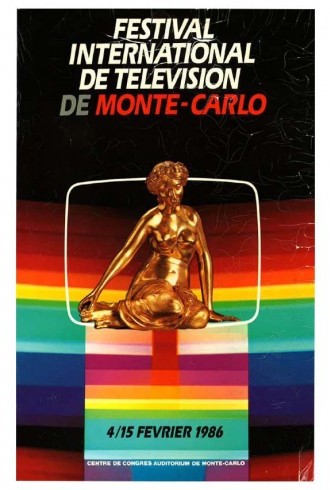 Affiche du Festival de Télévision de Monte-Carlo 1986