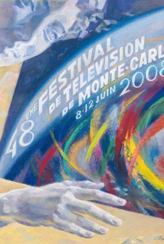 Affiche du Festival de Télévision de Monte-Carlo 2008