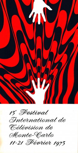 Affiche du Festival de Télévision de Monte-Carlo 1973