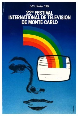 Affiche du Festival de Télévision de Monte-Carlo 1982