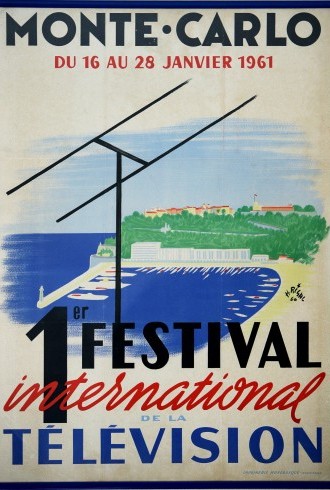 Affiche du Festival de Télévision de Monte-Carlo 1961