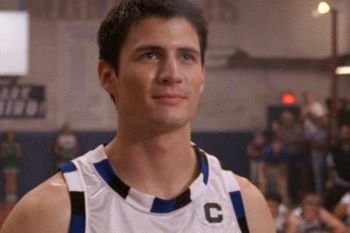 James Lafferty played on his high school's basketball team