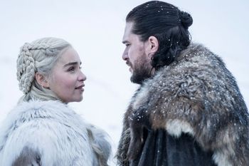 Jon Snow and Daenerys Targaryen - Game of Thrones