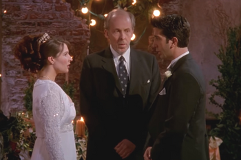 Ross and Emily’s wedding in Friends