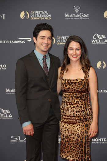 Ben Feldman et son épouse Michelle Mulitz à la 58ème édition du Festival de Télévision de Monte-Carlo