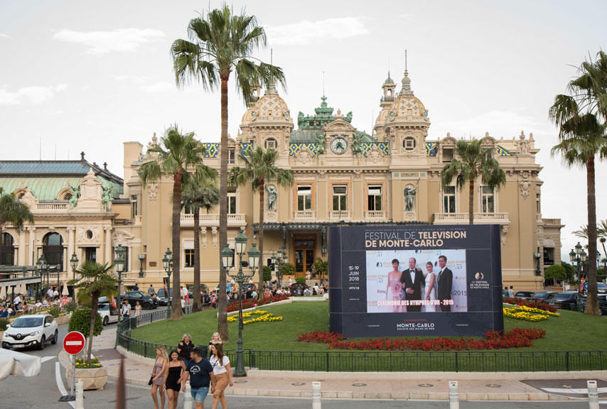 Ecran géant – Place du Casino