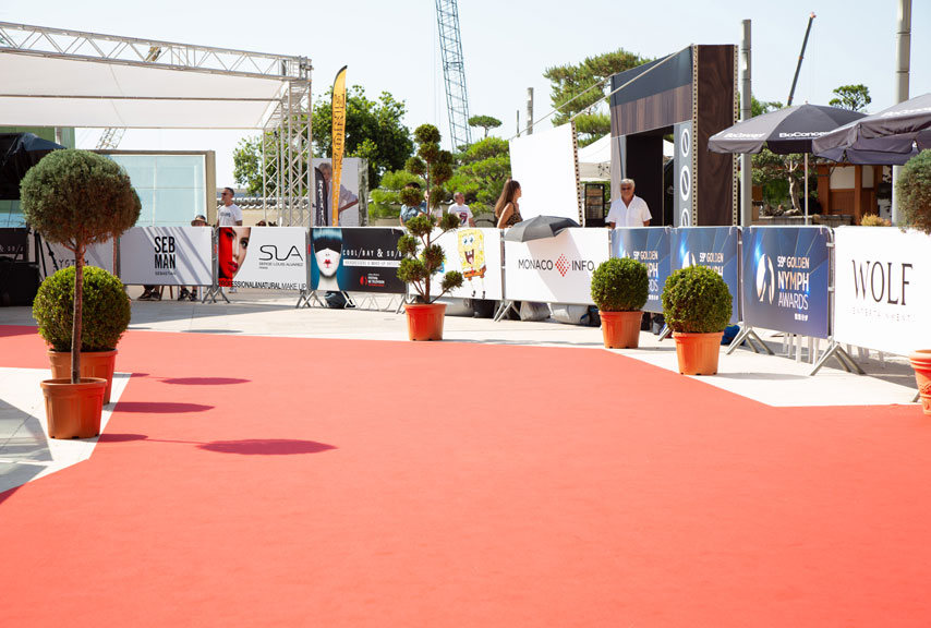Security barriers – Red Carpet